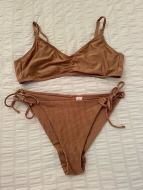 Aerie Ribbed Tie-Side Bikini XXL/XL